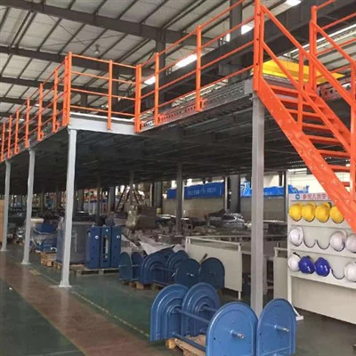 Industriālā tērauda starpstāvu plaukti